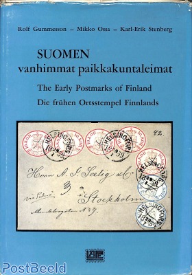 The early Postmarks of Finland, 142p, 1974, hardcover