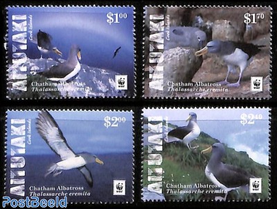 WWF, Chatham Albatross 4v (without white borders)