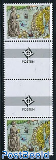 King Olaf II 1v, gutter pair