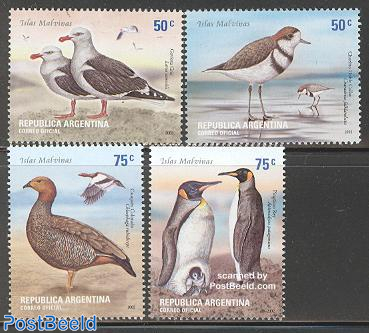 Malvinas, birds 4v