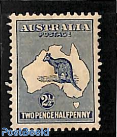 2.5p, WM2, Stamp out of set