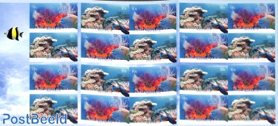 Coral Reefs foil booklet