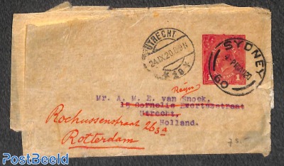 Used wrapper from SYDNEY to UTRECT, forwarded to Rotterdam