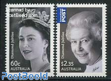 Diamond jubilee Elizabeth II 2 v