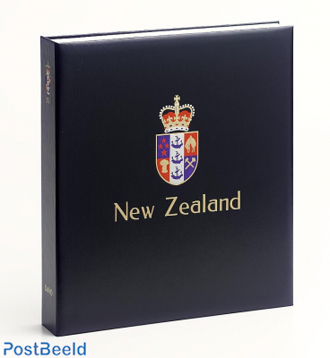 Luxe band postzegelalbum Nieuw Zeeland VII