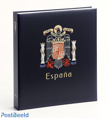 Luxe band postzegelalbum Spanje VII
