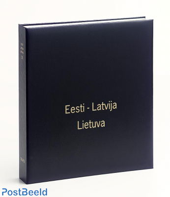 Luxe band postzegelalbum Baltische Staten IV