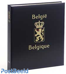 Luxe band postzegelalbum Belgie Velletjes I