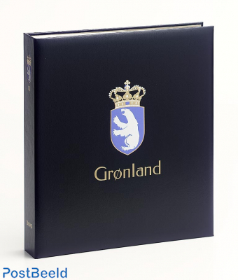 Luxe band postzegelalbum Groenland I