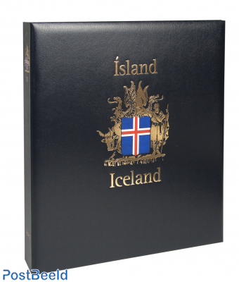 Luxe band postzegelalbum IJsland I