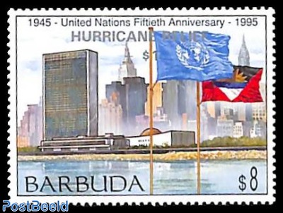 Hurricane relief, Stamp out of set