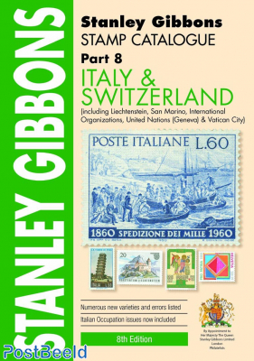Stanley Gibbons Europa Deel 8: ItaliÃ« and Zwitserland