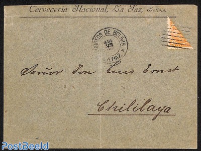 10c (Michel No. 36H) on cover