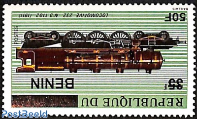 locomotive 232, overprint