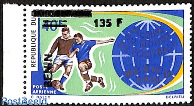 world cup soccer mexico 1970, overprint