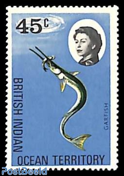 45c, Stamp out of set