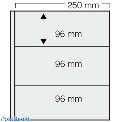 5 bladen Garant transparant 5x48x295mm