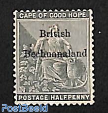 1/2d, Stamp out of set, without gum