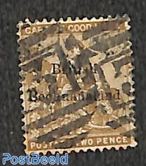 2d, Bechuanaland, stamp out of set