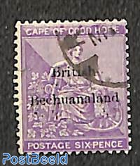 6d, Bechuanaland, stamp out of set
