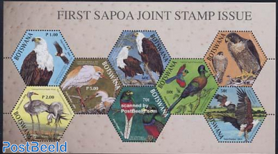 Birds s/s, SAPOA joint stamp issue
