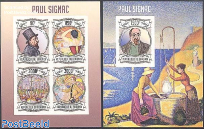 Paul Signac 2 s/s, imperforated