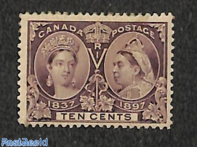 10c, Stamp out of set, without gum