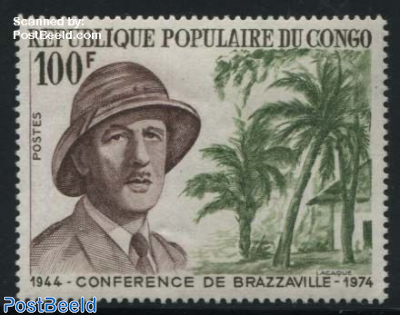 Brazzaville conference, Charles de Gaulle 1v