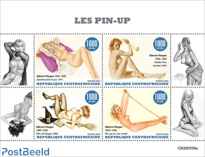 Pin up nude art