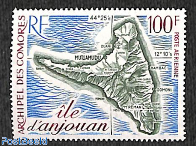Map of Anjouan 1v