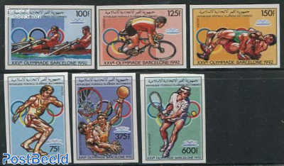 Olympic Games Barcelona 6v, imperforated