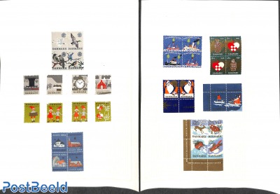 4 pages with christmas seals