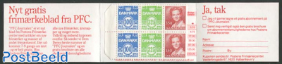 Definitives booklet (H34 on cover)