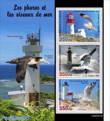 Lighthouses and sea birds