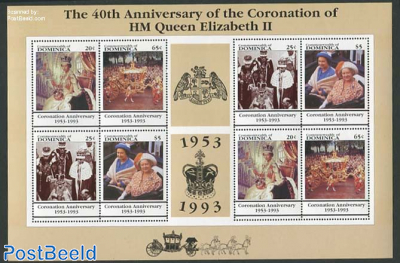 Coronation anniversary minisheet