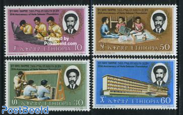 Haile Selassie foundation 4v