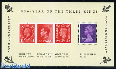 1936 Year of the three kings s/s