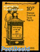 Definitives booklet, first pillar box (feb. 1971)