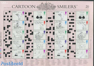 Label Sheet, Crossword cartoons