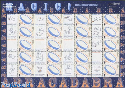 Centenary of Magic Circle, Label Sheet