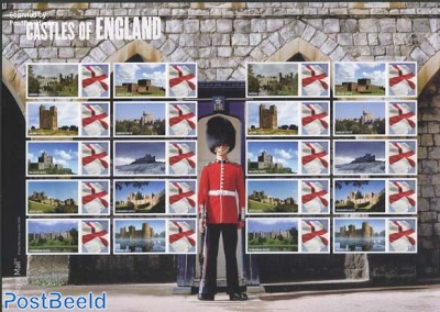 Castles of England, Label Sheet