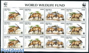 WWF, Oryx minisheet