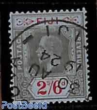 2/6sh, WM mult Crown-CA, Stamp out of set