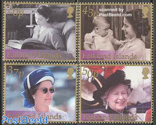 Elizabeth II golden jubilee 4v