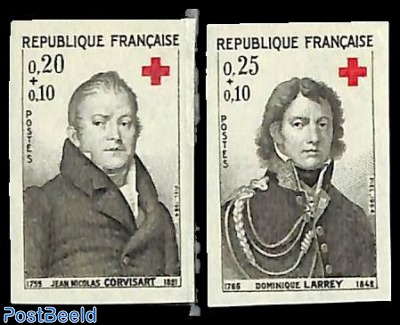 Red Cross 2v, imperforated
