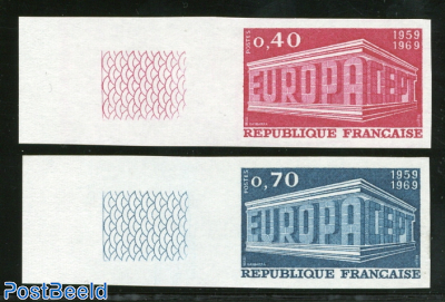 Europa 2v, imperforated
