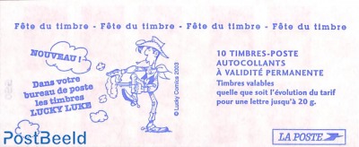 Lucky Luke, Booklet 10x timbre rouge s-a