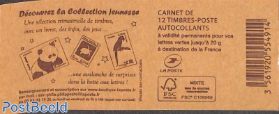 Decouvez la collection jeunesse, Booklet with 12x vert s-a