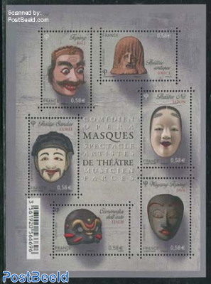 Theatre masks 6v m/s