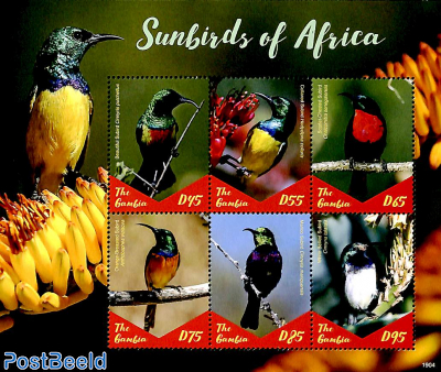 Sunbirds of Africa 6v m/s